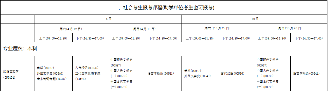 ?2025年10月海南省自考考試安排