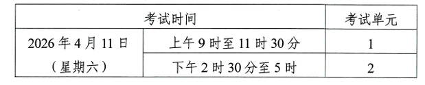 關(guān)于印發(fā)2026年4月湖南省高等教育自學(xué)考試課程考試安排及教材目錄的通知 關(guān)于印發(fā)2026年4月湖南省高等教育自學(xué)考試課程考試安排及教材目錄的通知