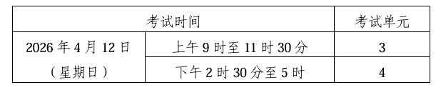 關(guān)于印發(fā)2026年4月湖南省高等教育自學(xué)考試課程考試安排及教材目錄的通知 關(guān)于印發(fā)2026年4月湖南省高等教育自學(xué)考試課程考試安排及教材目錄的通知