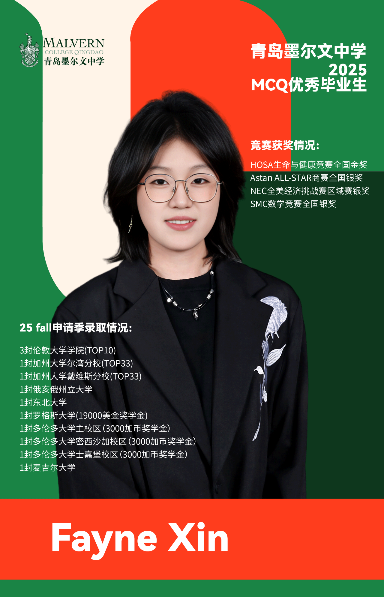 專訪｜狂攬12封世界名校OFFER、18w+獎學(xué)金，轉(zhuǎn)軌成功的她有話說！